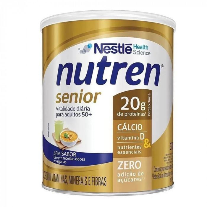Nutren Senior - Sem Sabor Suplemento Alimentar Lata - (370g) - Nestlé é ruim? Nutren Senior - Sem Sabor Suplemento Alimentar Lata - (370g) - Nestlé é boa?