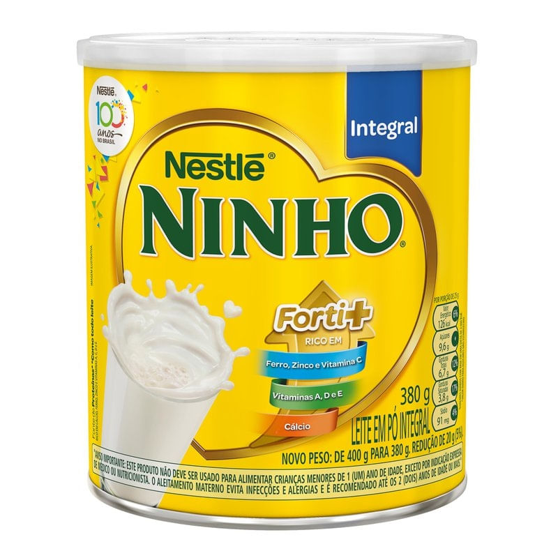 Menor preço em Leite em Pó Ninho Integral 380g