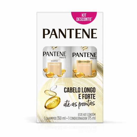 Kit Pantene Hidratação Shampoo 350ml + Condicionador Hidratação 175mL Menor preço em Kit Pantene Hidratação Shampoo 350ml + Condicionador Hidratação 175mL