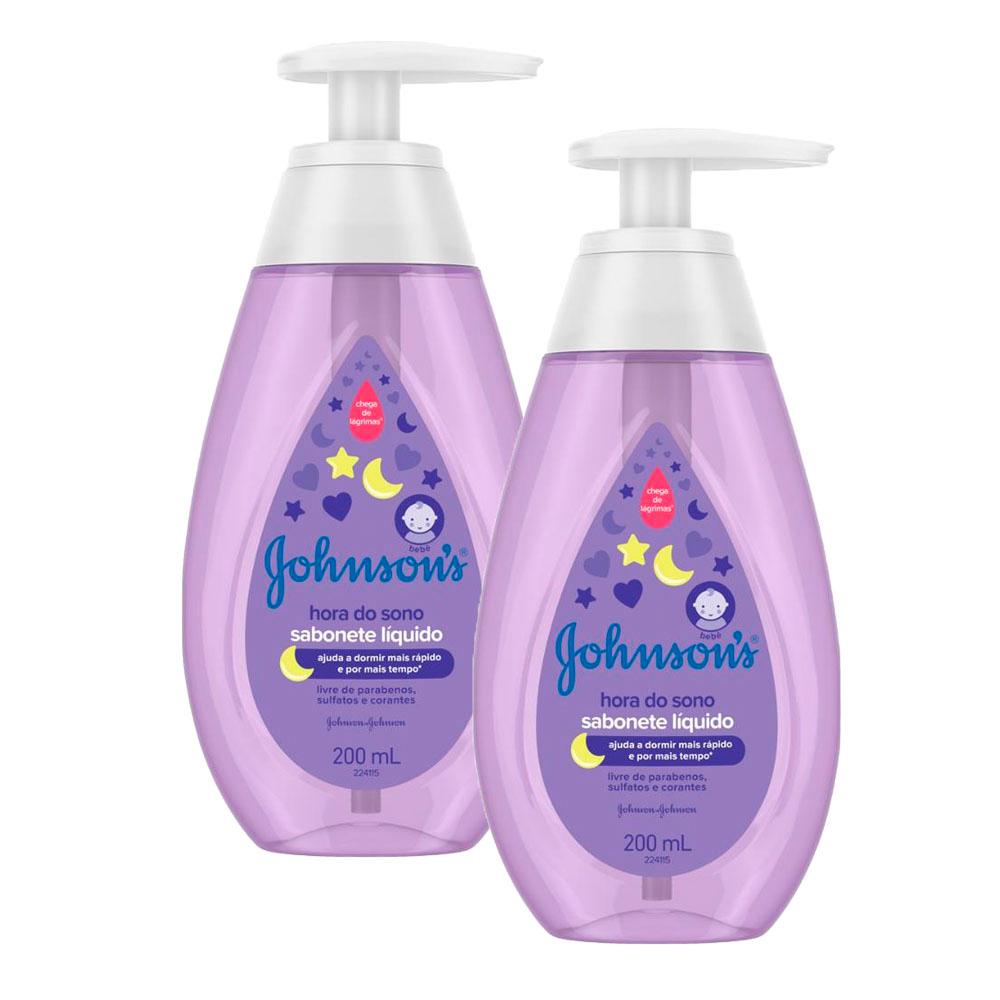 Kit 2 Sabonetes Líquido Johnson's Baby Hora do Sono 200ml Menor preço em Kit 2 Sabonetes Líquido Johnson's Baby Hora do Sono 200ml