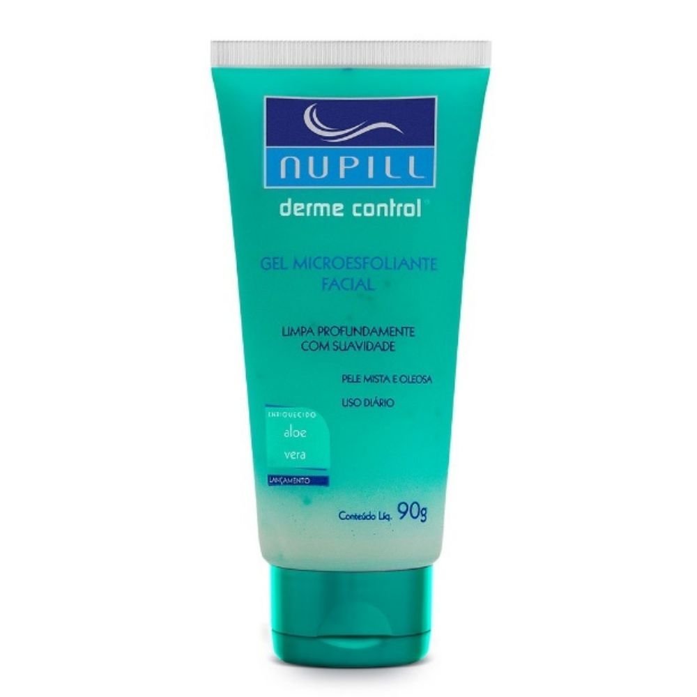Gel Microesfoliante Facial Nupill Derme Control 90g. Menor preço em Gel Microesfoliante Facial Nupill Derme Control 90g.