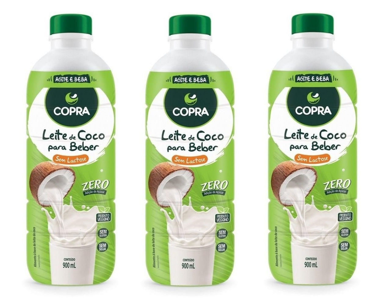 Kit 3uni Leite de Coco pronto para beber 900ml - Copra é ruim? Kit 3uni Leite de Coco pronto para beber 900ml - Copra é boa?