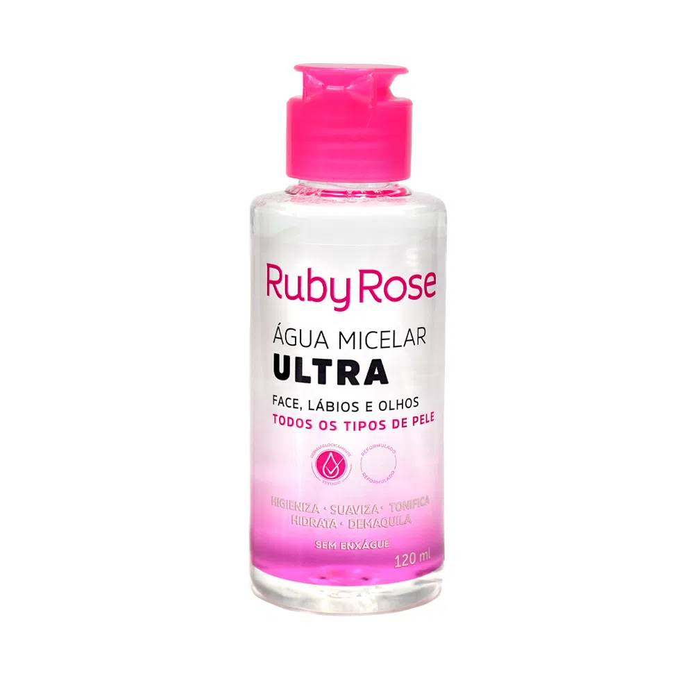 Água Micelar Ultra HB 300 Ruby Rose 120ml Menor preço em Água Micelar Ultra HB 300 Ruby Rose 120ml