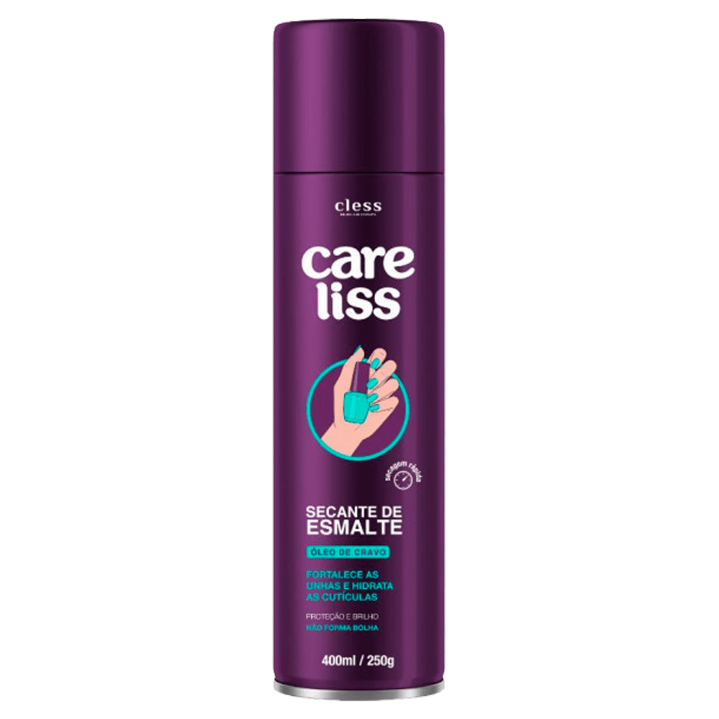 Secante de Esmalte Cless Care Liss - 400ml Menor preço em Secante de Esmalte Cless Care Liss - 400ml