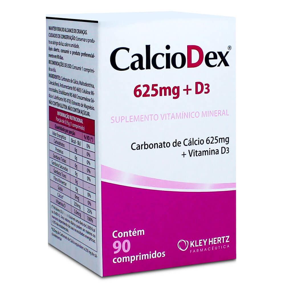 Suplemento Vitaminico + Vitamina D3 Calciodex 90 Comp Menor preço em Suplemento Vitaminico + Vitamina D3 Calciodex 90 Comp