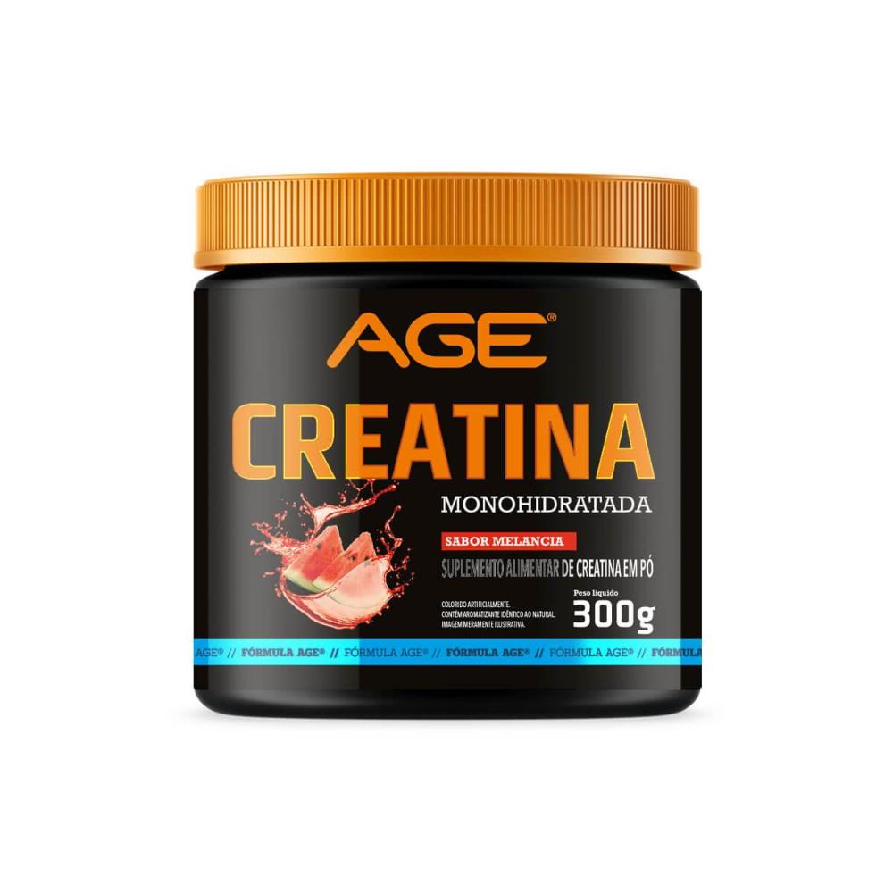 Creatina (300g) - Melancia - AGE Menor preço em Creatina (300g) - Melancia - AGE