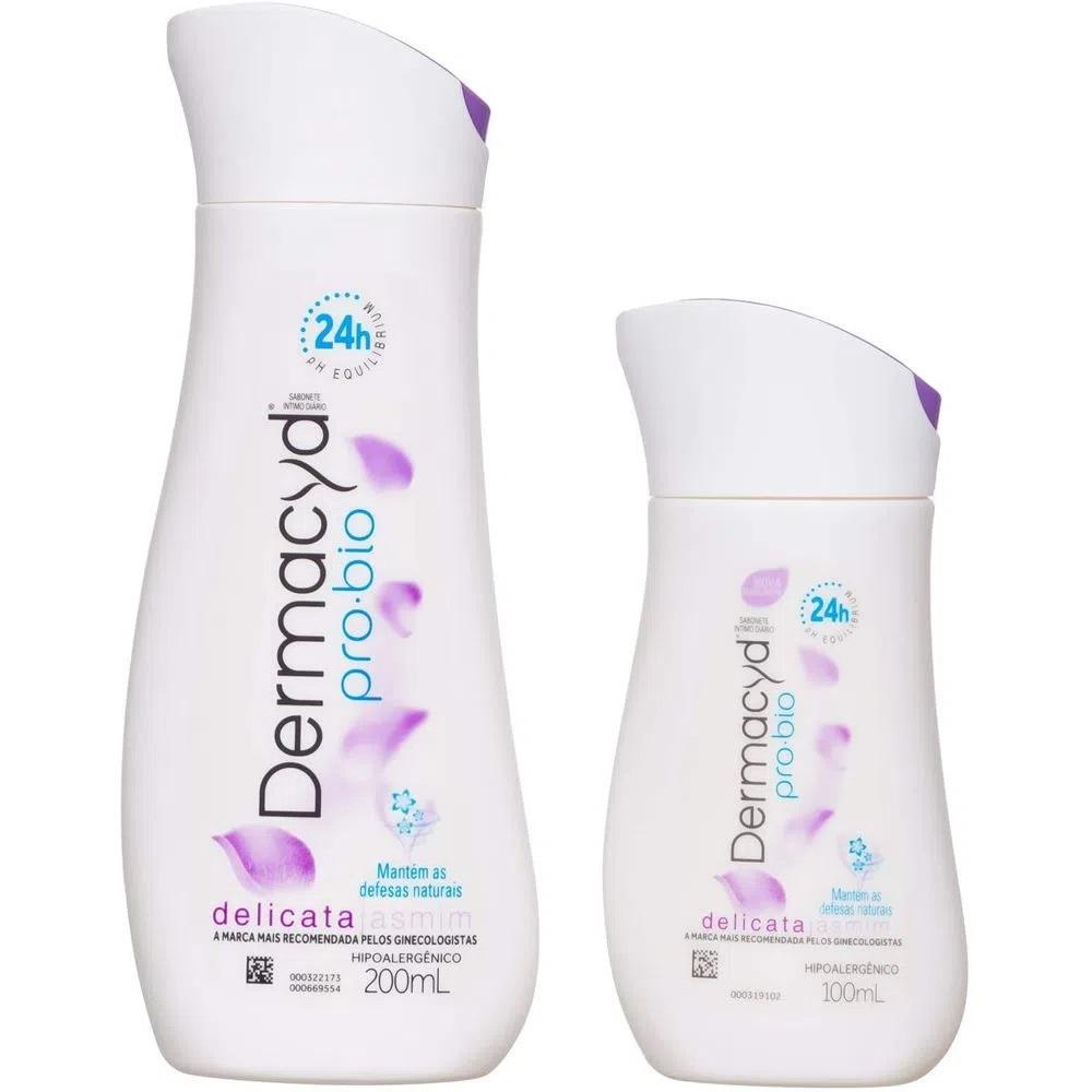 Kit Sabonete Líquido Íntimo Delicata Dermacyd Dermacyd 200ml + 100ml Kit Menor preço em Kit Sabonete Líquido Íntimo Delicata Dermacyd Dermacyd 200ml + 100ml Kit