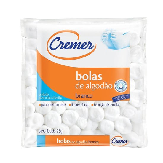 Algodão Bolas Creme 95g é boa?