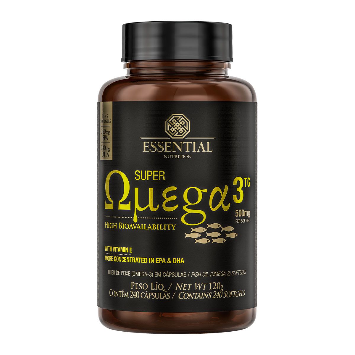 Super Omega3 500mg 240 Cápsulas - Essential Nutrition é ruim? Super Omega3 500mg 240 Cápsulas - Essential Nutrition é boa?