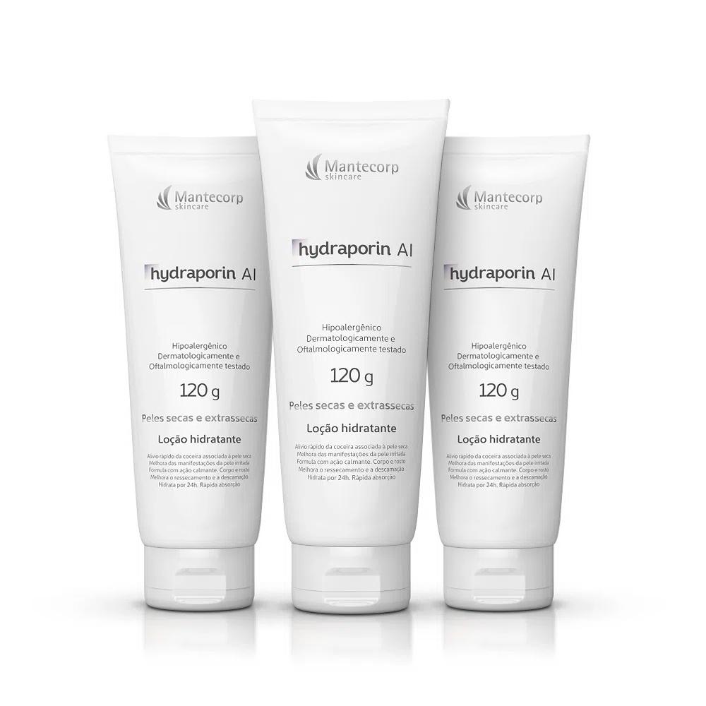 3 Hidratante Corporal Intensivo Hydraporin Ai 120g Menor preço em 3 Hidratante Corporal Intensivo Hydraporin Ai 120g