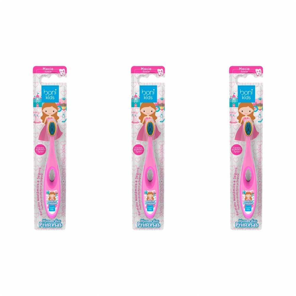 Marco Boni Kids Princesas Escova Dental Macia C/1 (kit C/03)