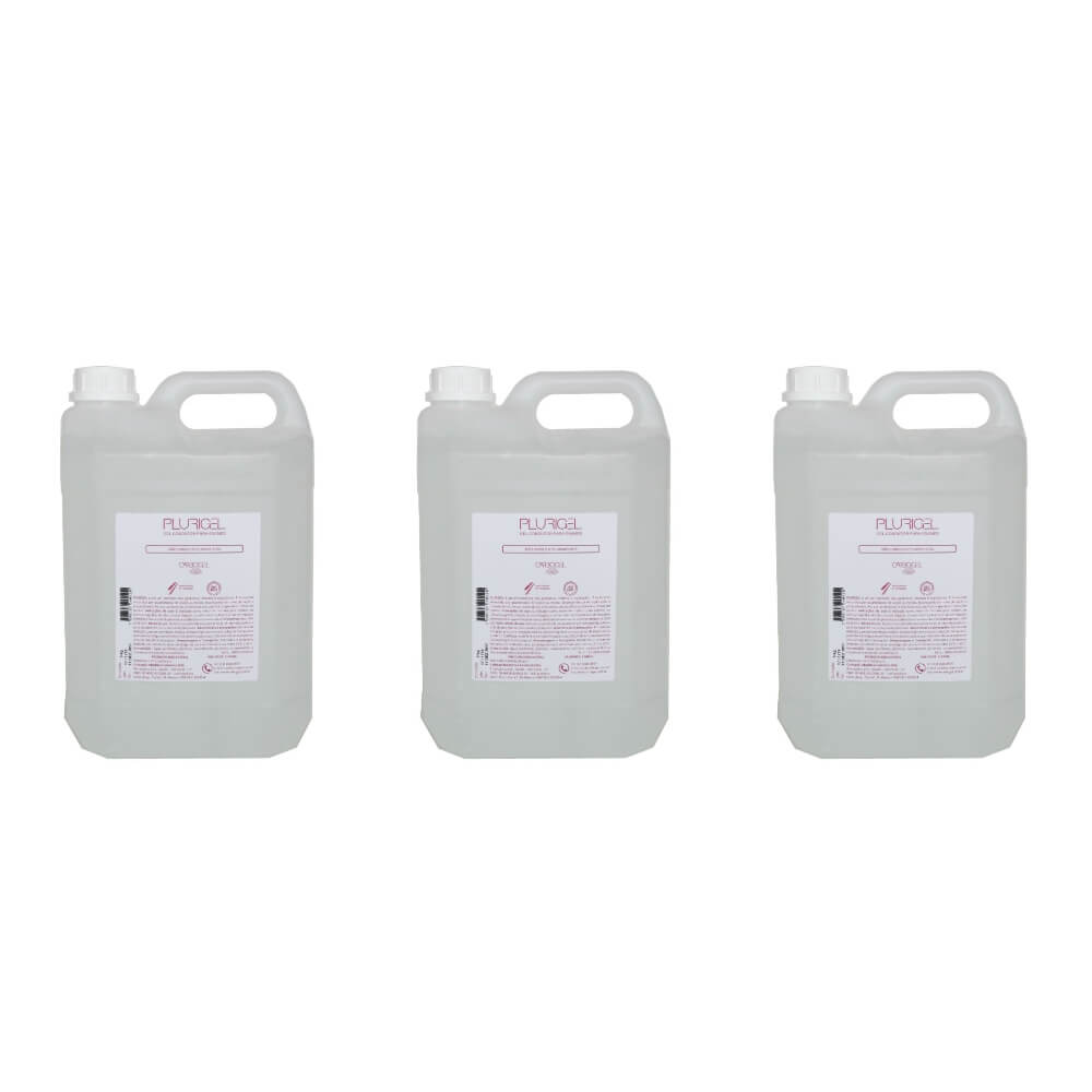 Plurigel Gel P/ Ultrassom Bujão 5kg (kit C/03)