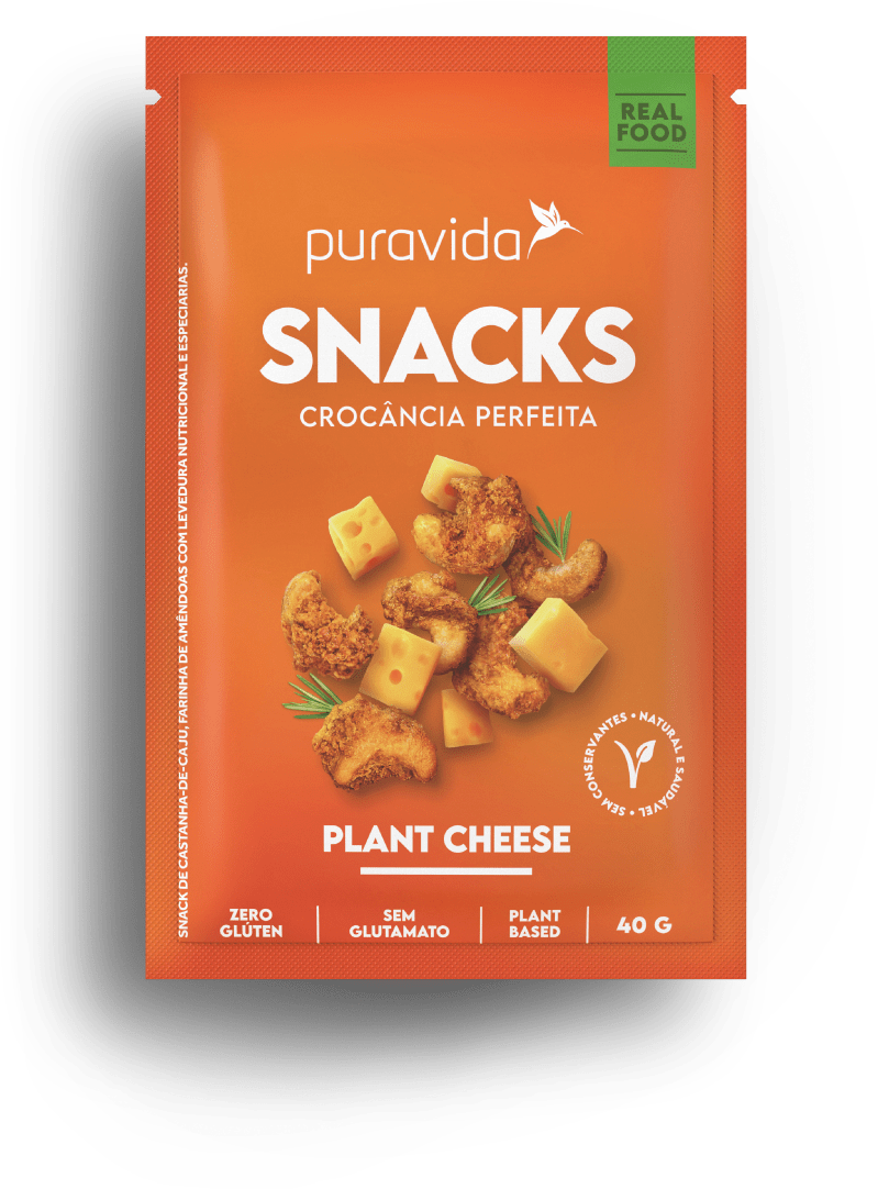 Kit 2X: Snack de Castanhas Plant Cheese Puravida 40g