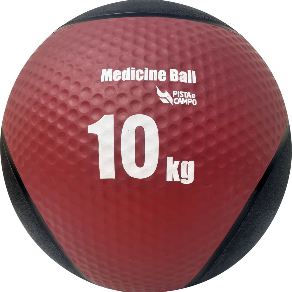 Medicine ball de borracha inflável premium 10kg Pista e Campo