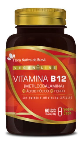 VITAMINA B12 VEGAN 60 CAPSULAS - FLORA NATIVA - A Menor preço em VITAMINA B12 VEGAN 60 CAPSULAS - FLORA NATIVA - A