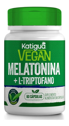MELATONINA E TRIPTOFANO VEGAN 500MG 60 CAPSULAS - KATIGUA - A