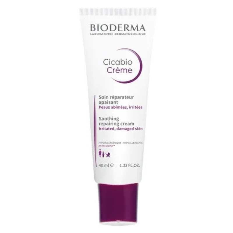 CREME MULTIRREPARADOR HIDRATANTE E CALMANTE BIODERMA CICABIO COM 40ML