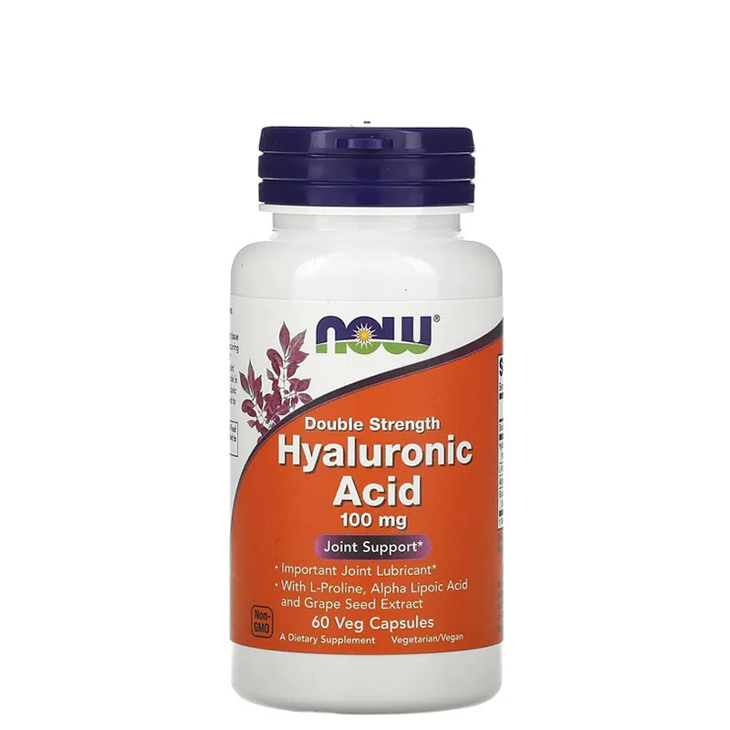 ÁCIDO HIALURôNICO 100MG POTêNCIA DUPLA 60 CáPS NOW FOODS Menor preço em ÁCIDO HIALURôNICO 100MG POTêNCIA DUPLA 60 CáPS NOW FOODS