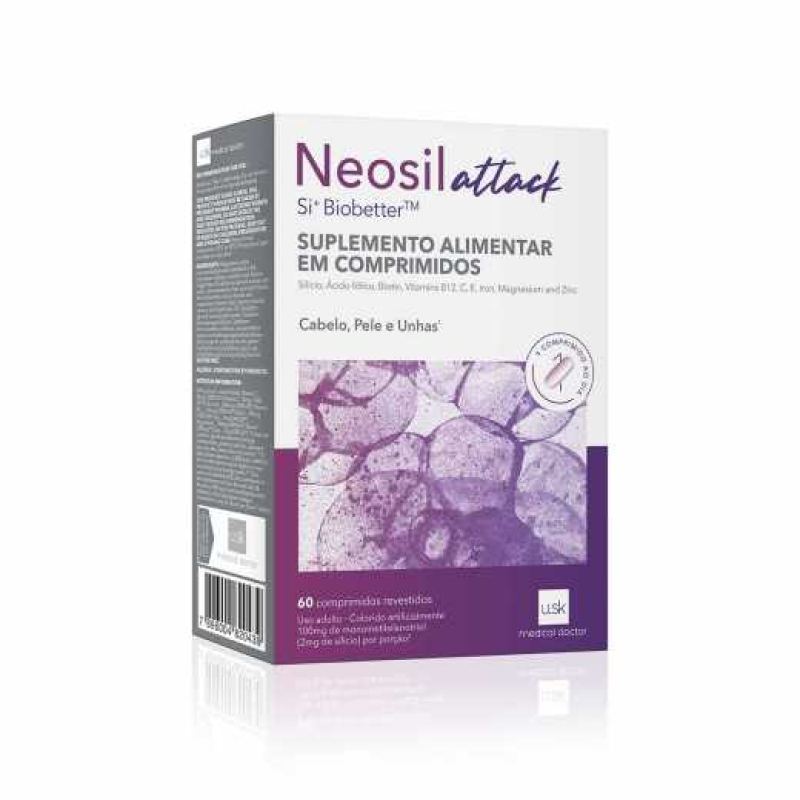 Suplemento Alimentar Neosil Attack Com 60 Comprimidos Menor preço em Suplemento Alimentar Neosil Attack Com 60 Comprimidos