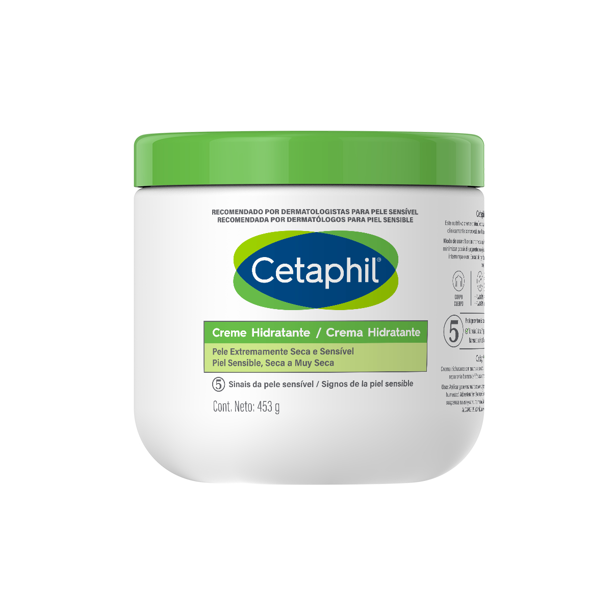 CETAPHIL CREME HIDRATANTE CORPORAL PELE SECA 453G