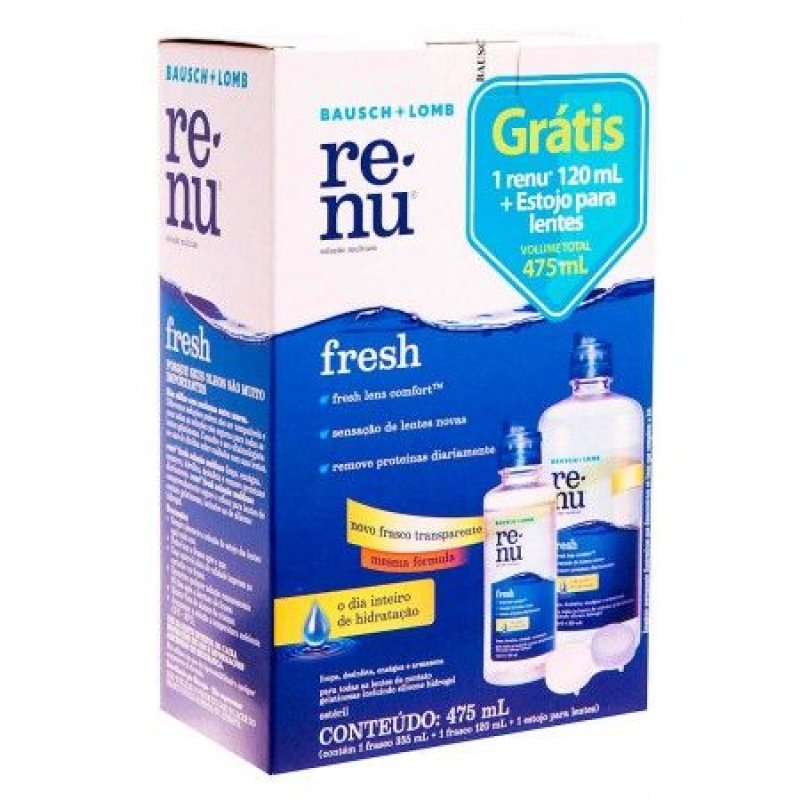 KIT RENU FRESH BAUSCH LOMB SOLUçãO OFTáLMICA