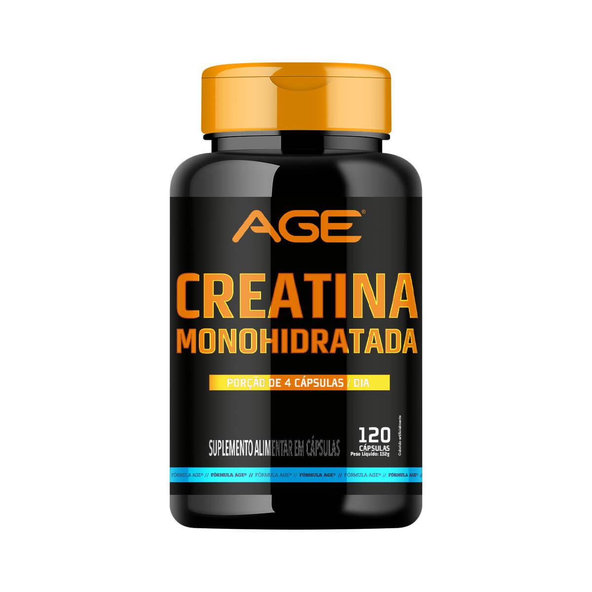 CREATINA MONOHIDRATADA (120 CáPSULAS) - AGE