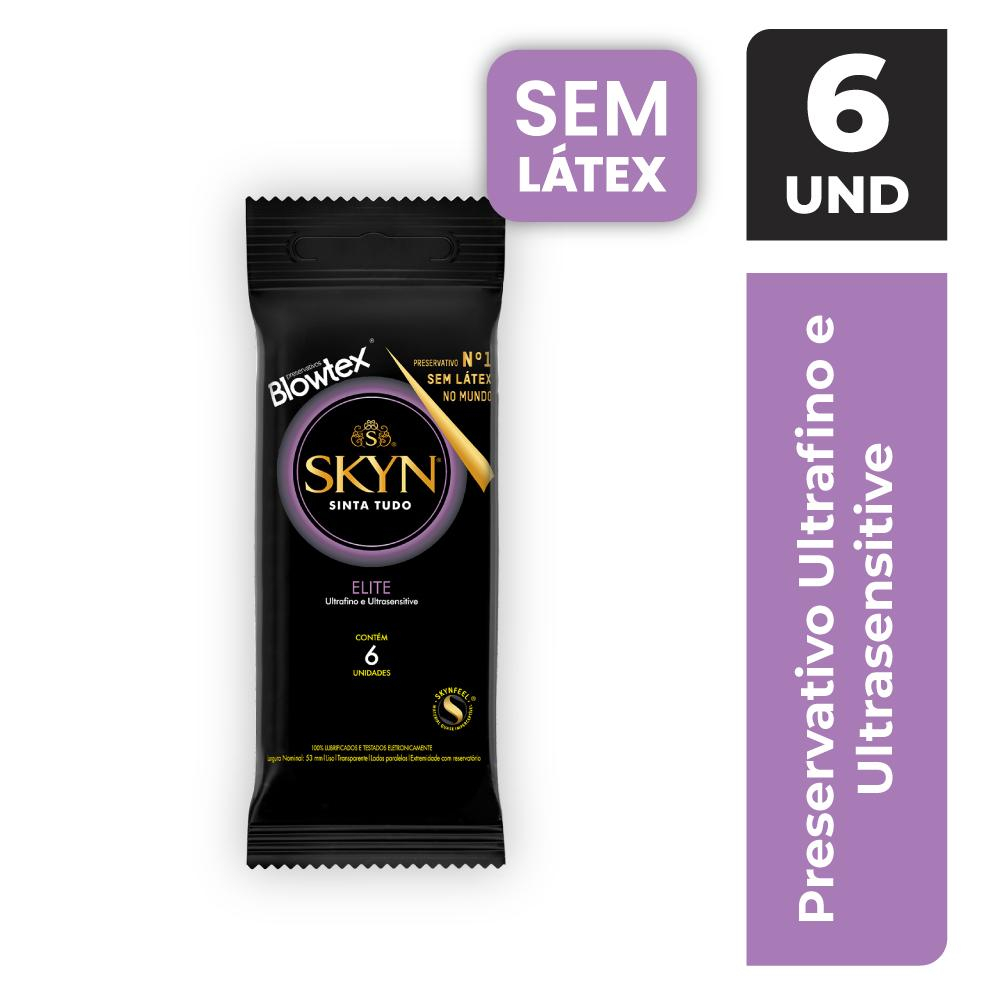 PRESERVATIVO SKYN ELITE 6 UNIDADES
