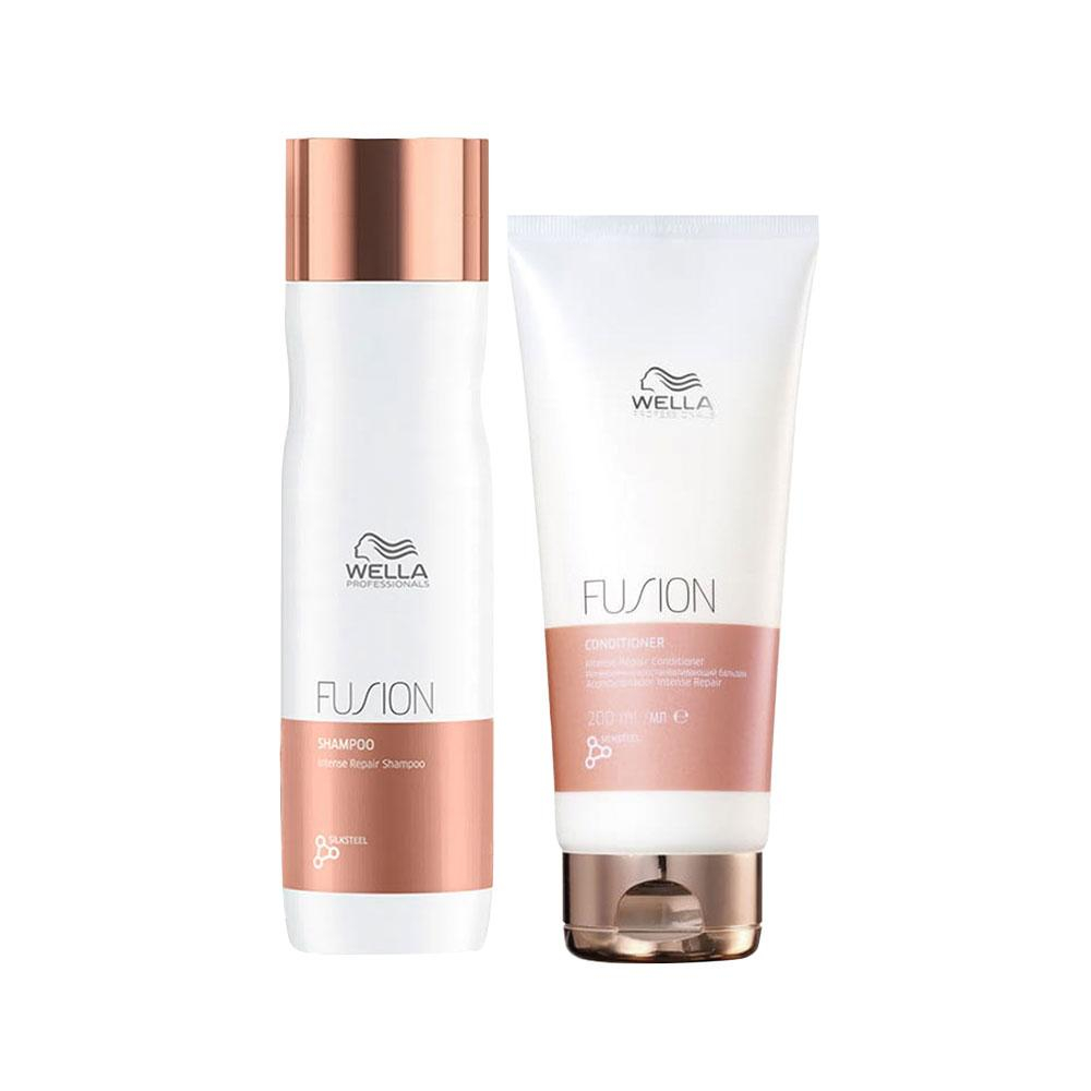 Kit Wella Professionals Fusion - Shampoo E Condicionador Menor preço em Kit Wella Professionals Fusion - Shampoo E Condicionador