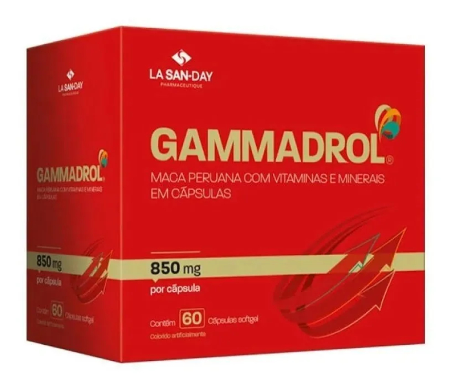 GAMMADROL MACA PERUANA 60 CáPSULAS SOFT GEL - LA SAN DAY Menor preço em GAMMADROL MACA PERUANA 60 CáPSULAS SOFT GEL - LA SAN DAY