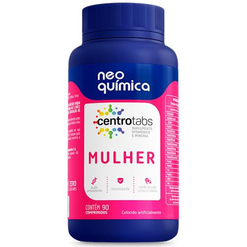 Vitamina Neo Química Centrotabs Mulher 90 Comprimidos
