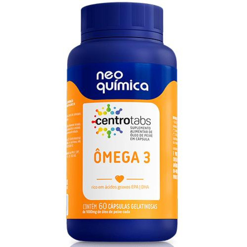 Vitamina Neo Química Centrotabs Ômega 3 60 Cápsulas