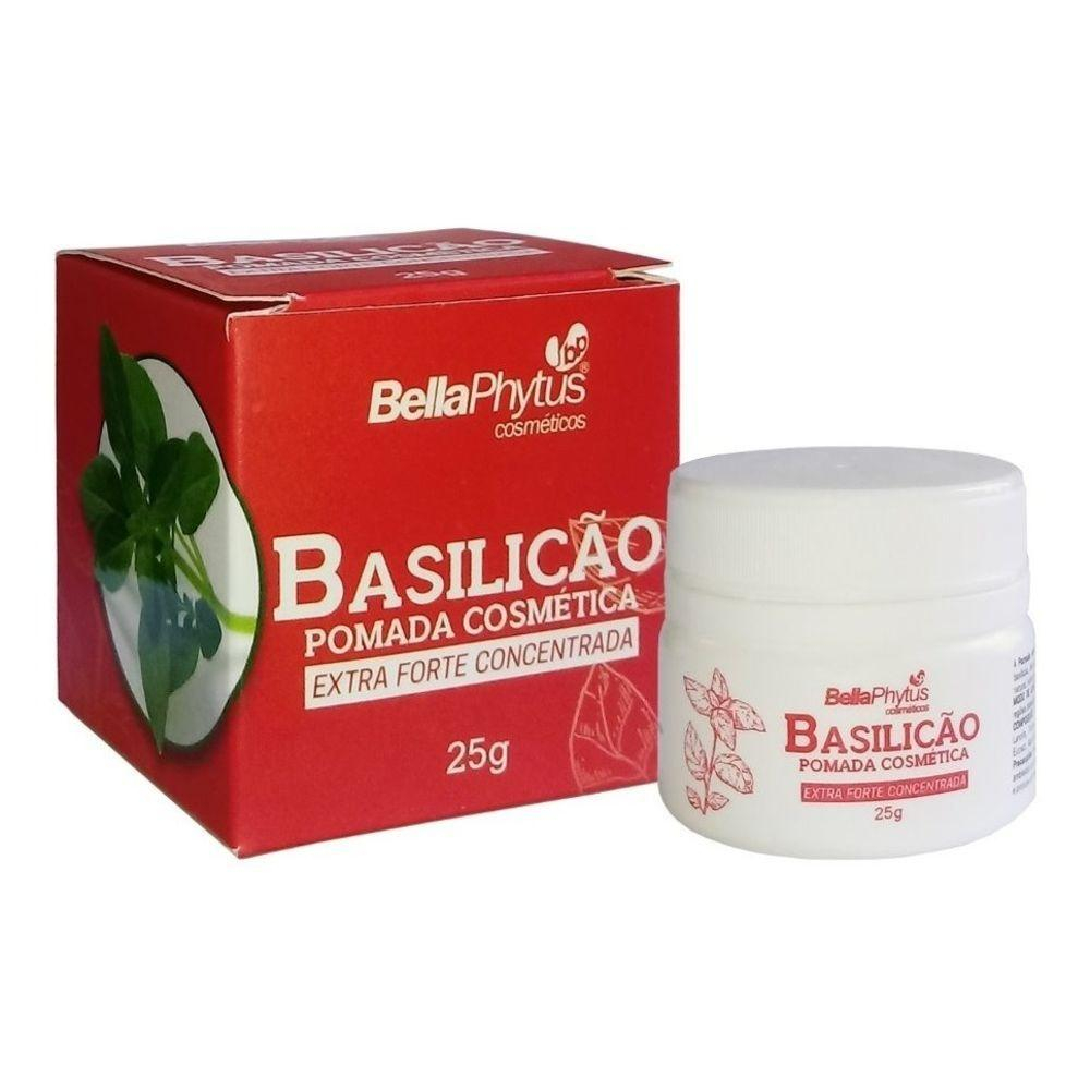 POMADA DE BASILICAO EXTRA FORTE 25G BELLAPHYTUS Menor preço em POMADA DE BASILICAO EXTRA FORTE 25G BELLAPHYTUS