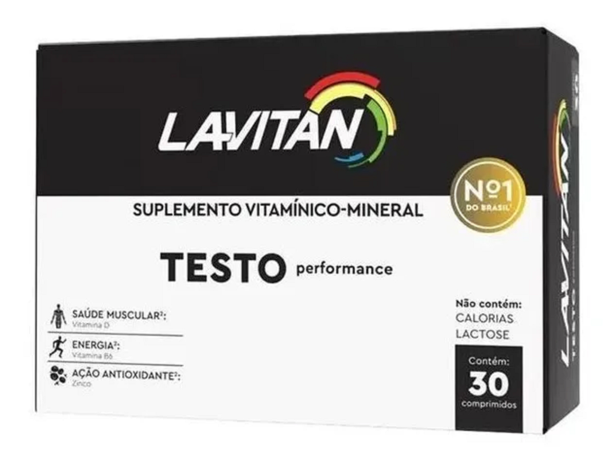 LAVITAN TESTO PERFORMANCE 30CPS - CIMED Menor preço em LAVITAN TESTO PERFORMANCE 30CPS - CIMED