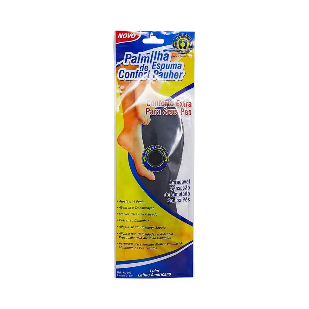 ORTHOPAUHER AC060 PALMILHA CONFORT C/ ESPUMA PRETA 43/44 Menor preço em ORTHOPAUHER AC060 PALMILHA CONFORT C/ ESPUMA PRETA 43/44