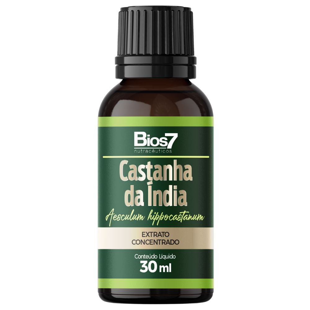 CASTANHA DA ÍNDIA EM GOTAS EXTRATO CONCENTRADO 30ML - BIOS7 Menor preço em CASTANHA DA ÍNDIA EM GOTAS EXTRATO CONCENTRADO 30ML - BIOS7