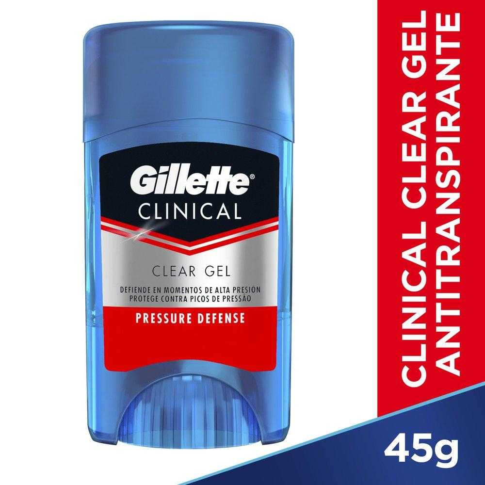 DESODORANTE GILLETTE CLINICAL GEL PRESSURE DEFENSE 45G