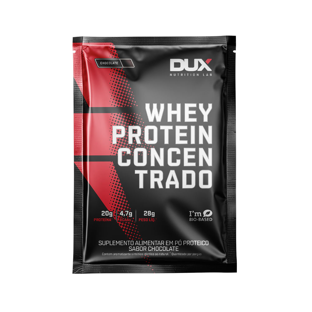 Whey Protein Concentrado DUX Nutrition Chocolate Sachê 28g Chocolate - 28g