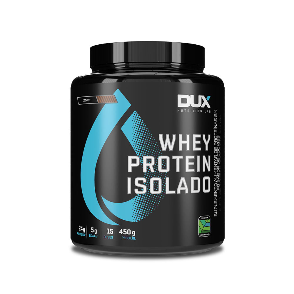 Whey Protein Isolado Dux Nutrition Cookies 450g