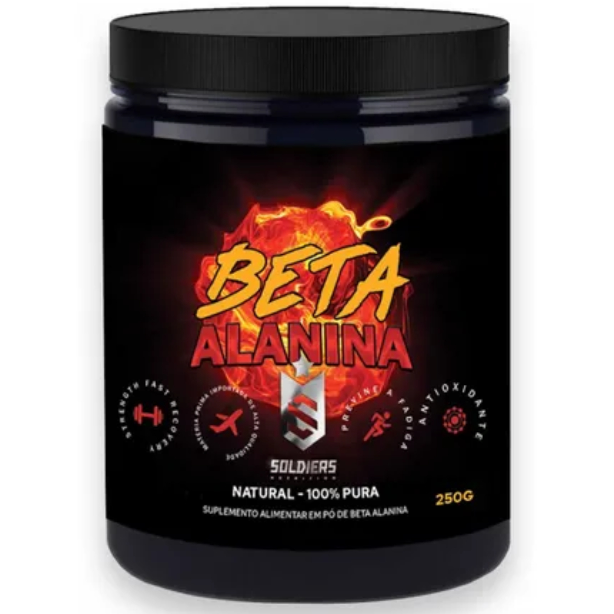 BETA ALANINA 500G - 100% PURO IMPORTADO - SOLDIERS NUTRITION Menor preço em BETA ALANINA 500G - 100% PURO IMPORTADO - SOLDIERS NUTRITION