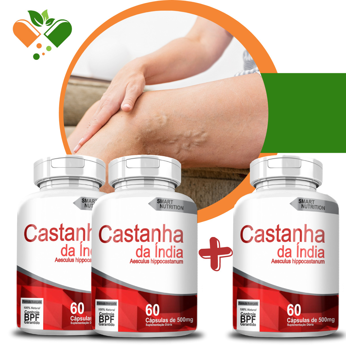 COMPRE 2 LEVE 3 POTES CASTANHA DA ÍNDIA 500MG 60 CáPSULAS Menor preço em COMPRE 2 LEVE 3 POTES CASTANHA DA ÍNDIA 500MG 60 CáPSULAS