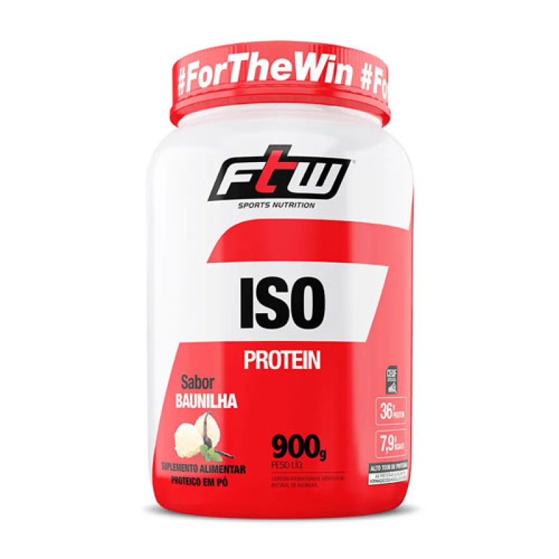 PROTEíNAISOLADAISOWHEYPROTEINFTW900G-SABORESBaunilha