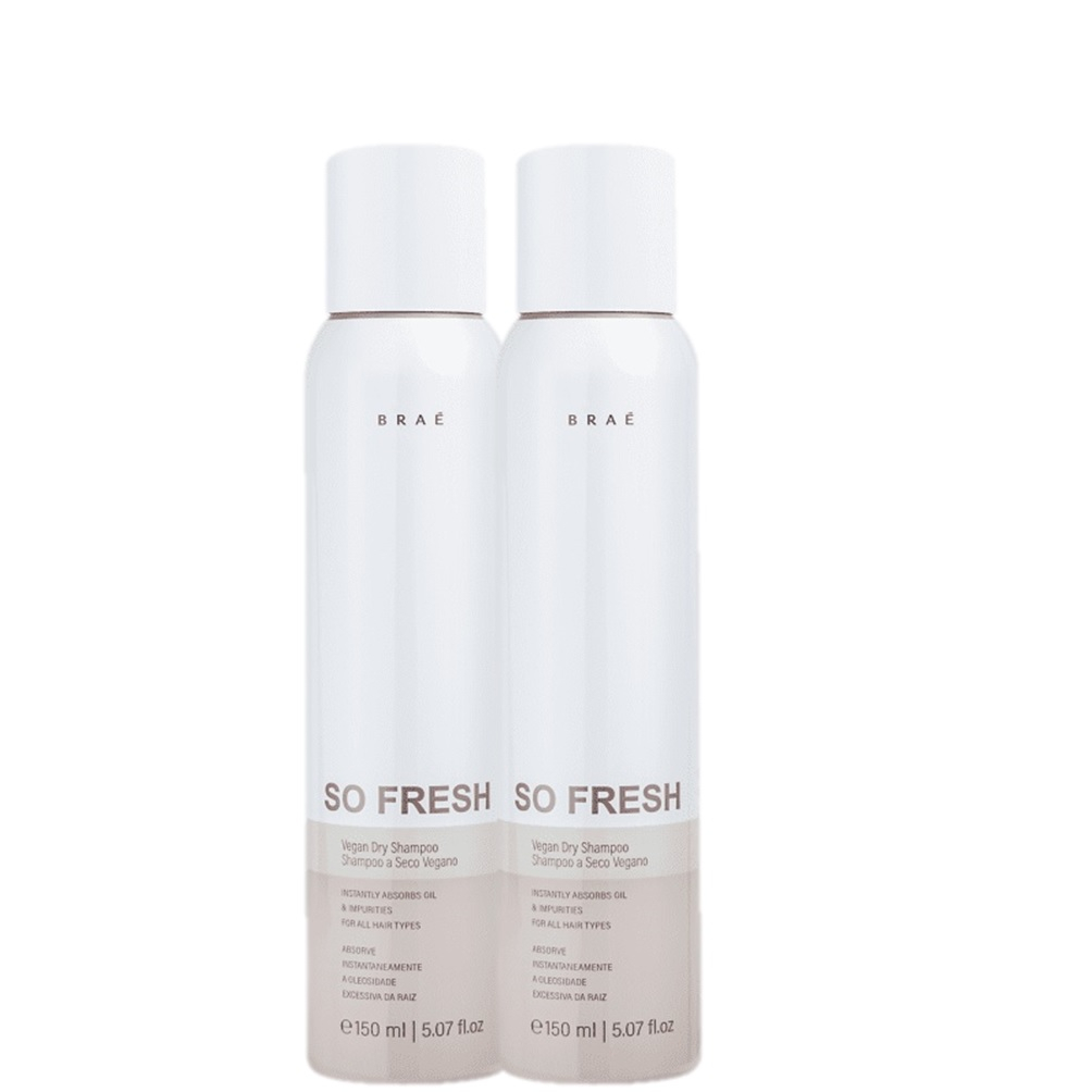 KIT BRAE SO FRESH - SHAMPOO A SECO 150ML (2 UNIDADES) Menor preço em KIT BRAE SO FRESH - SHAMPOO A SECO 150ML (2 UNIDADES)