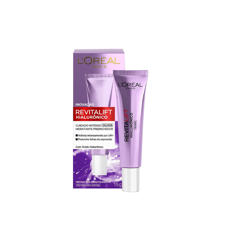 L?ORéAL PARIS REVITALIFT HIALURôNICO CREME HIDRATANTE PARA A ÁREA DOS OLHOS 15G Menor preço em L?ORéAL PARIS REVITALIFT HIALURôNICO CREME HIDRATANTE PARA A ÁREA DOS OLHOS 15G
