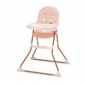 Cadeira De Alimentação Galzerano Portátil Para Bebê Alta Nick 5025 Até 23Kg Rose Rosê