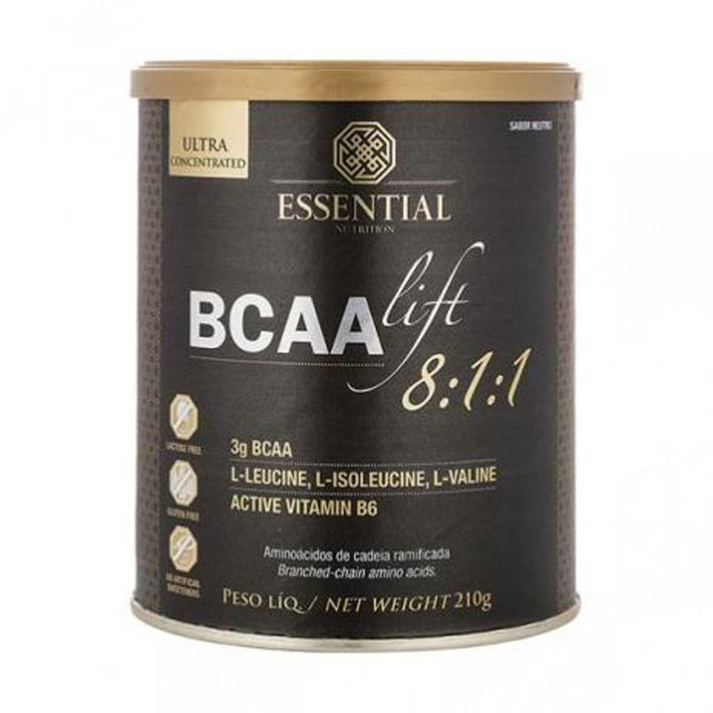 BCAA LIFT 8:1:1 210G AMINOáCIDOS ESSENTIAL NUTRITION Natural Menor preço em BCAA LIFT 8:1:1 210G AMINOáCIDOS ESSENTIAL NUTRITION Natural