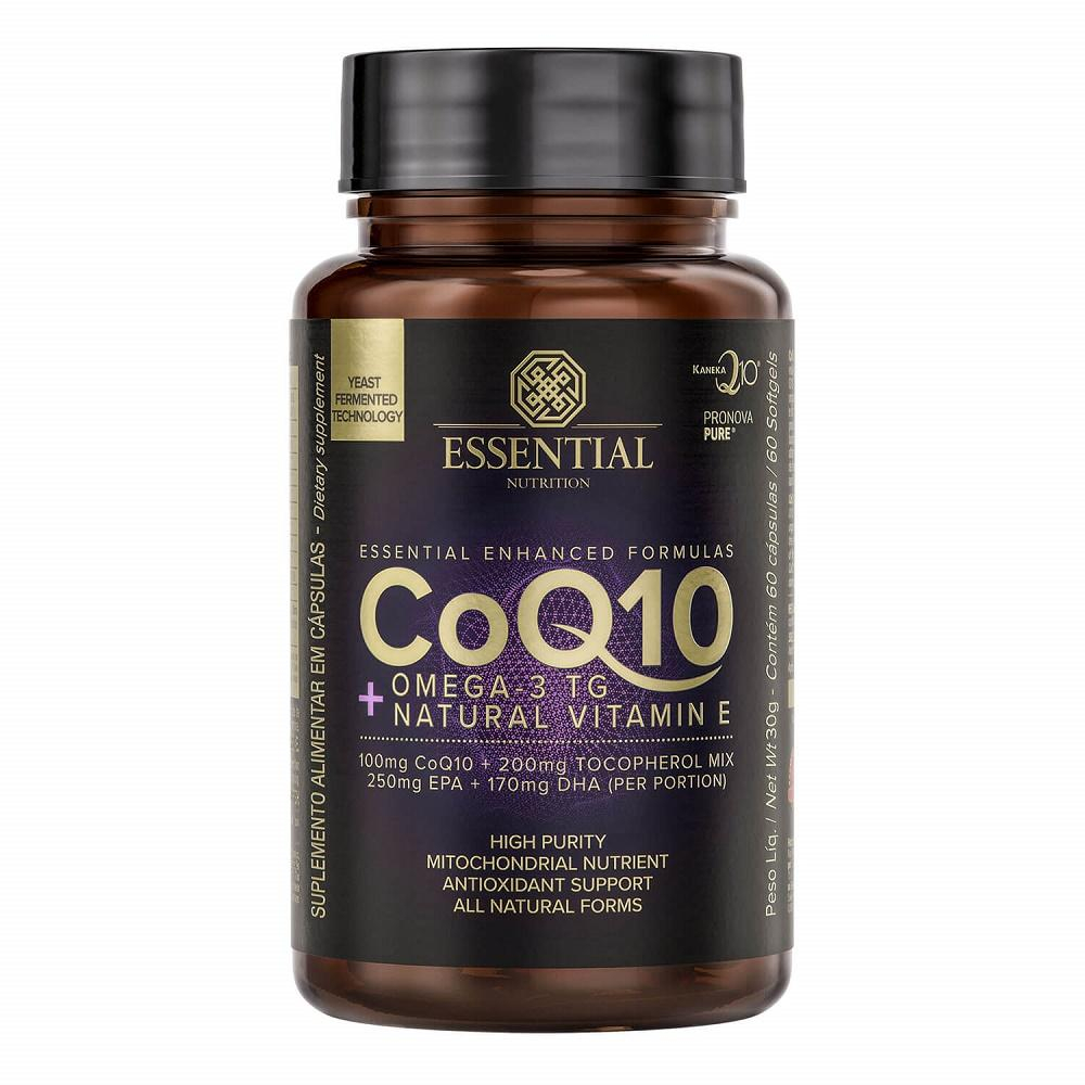 COQ10 + ÔMEGA 3 TG + NATURAL VITAMIN E 60 CáPSULAS ESSENTIAL