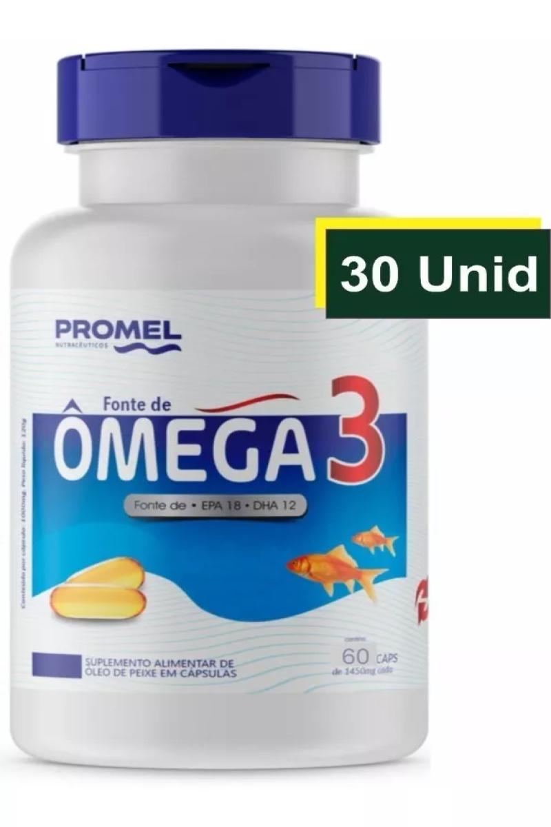 Ofertas de Ômega 3 Droga Raia frasco com 60 cápsulas