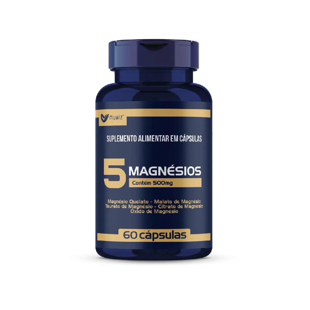 5X MAGNéSIO C/ 60 CáPSULAS 500MG AJUDA METABOLISMO PROTEíNA Menor preço em 5X MAGNéSIO C/ 60 CáPSULAS 500MG AJUDA METABOLISMO PROTEíNA