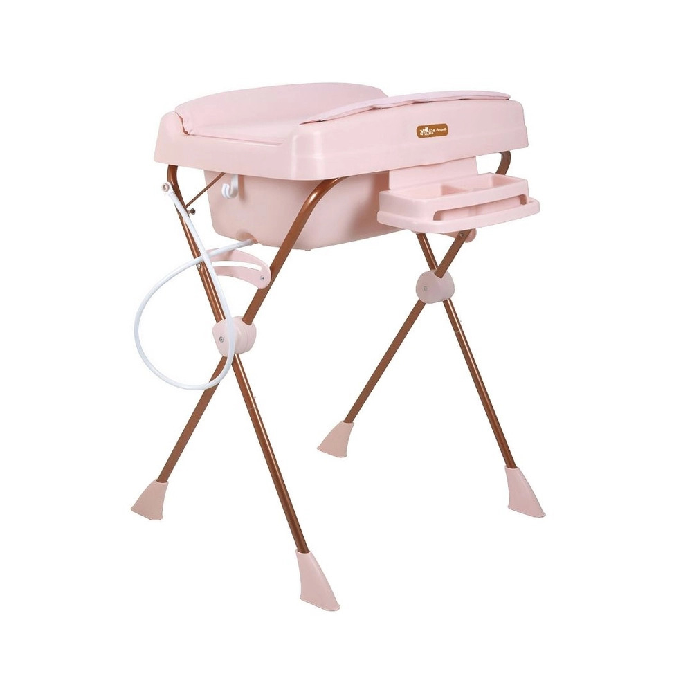 Banheira De Bebê Com Trocador Burigotto Millenia + Moun Amour Rosa Menor preço em Banheira De Bebê Com Trocador Burigotto Millenia + Moun Amour Rosa