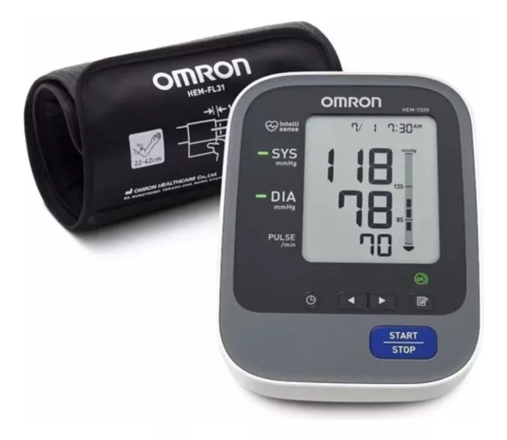 APARELHO MEDIDOR DE PRESSãO DIGITAL DE BRAçO OMRON HEM-7320